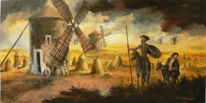 Don Quijote y los Molinos