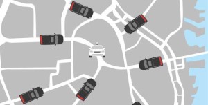 UBER localiza la mejor opción en el área