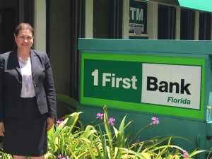 Pilar Montes, gerente general de FirstBank Florida.