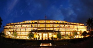 Una hermosa vista nocturna. Foto cortesía Hotel