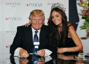 Donadl Trump y la Miss Universo Mexicana Ximena Navarrete. Foto: m.quien.com