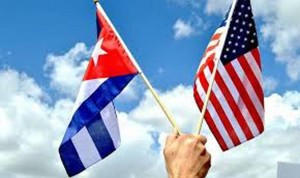 banderas de cuba y EEUU