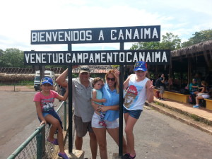 Familia en Canaima
