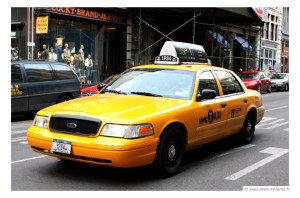 viejo taxi de nueva york