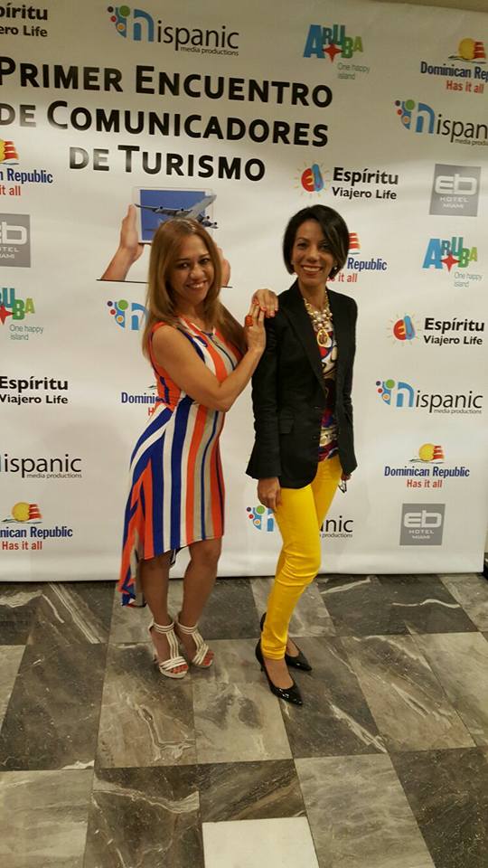 Las periodistas Leyda Alvarez y Yamilet Salazar