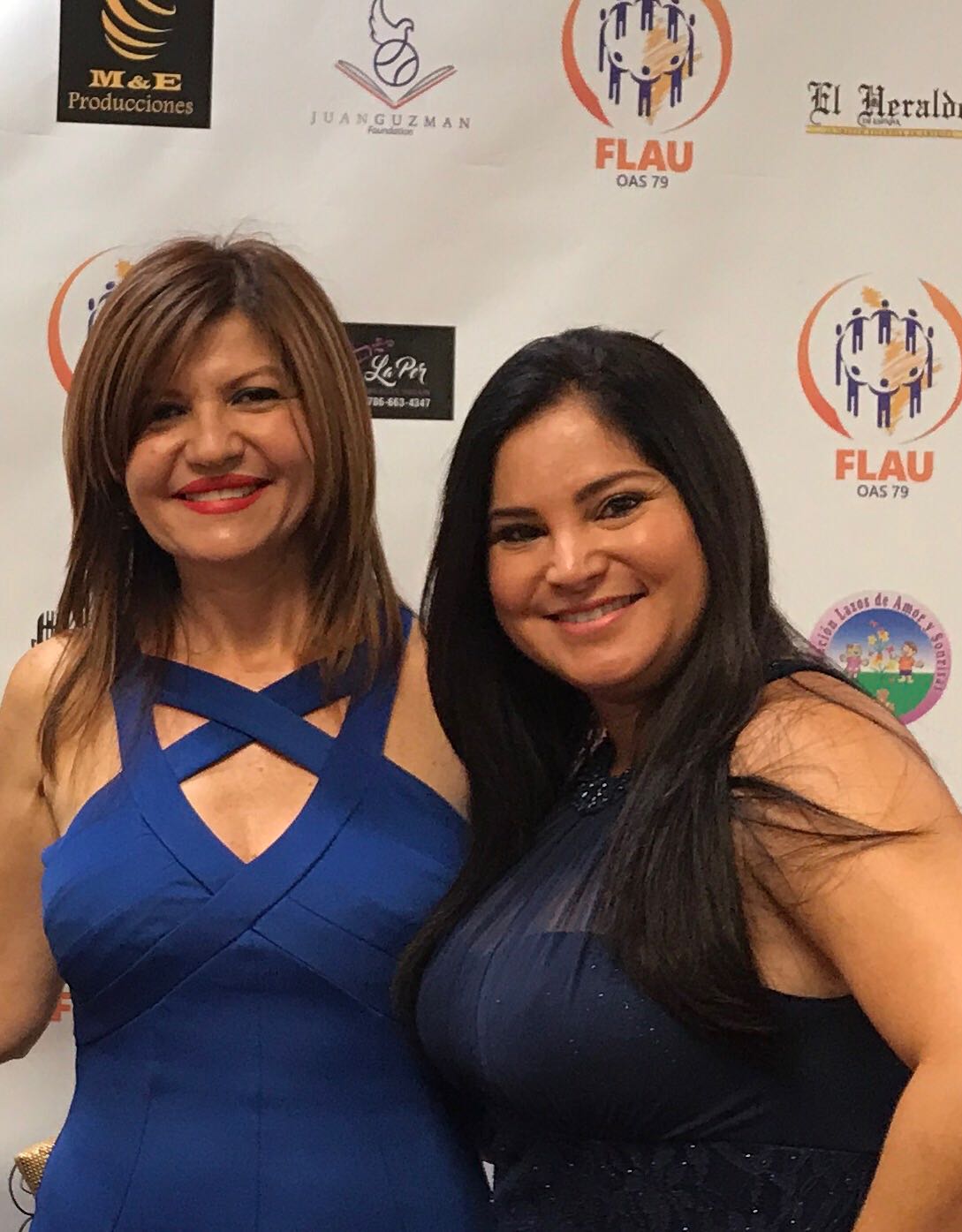 Marybel Torres y Rosana Cantillo de La Nota Latina.