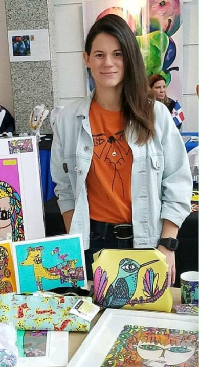 El trabajo artístico de Arianna León Uberti presente en la miniferia.