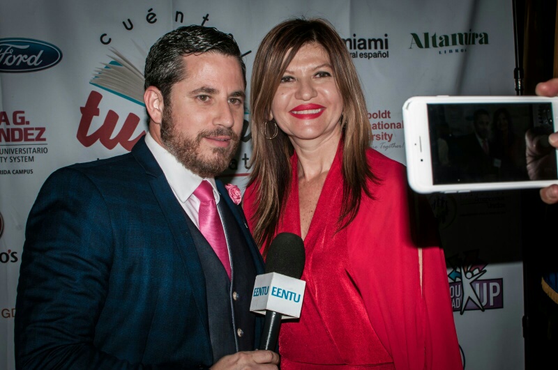El periodista Dariel Fernández y Marybel Torres.