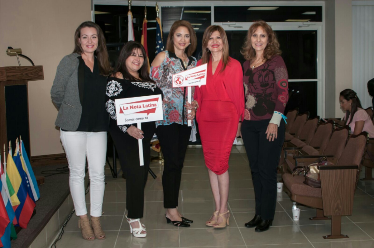Xiomara Spadafora. Jessica Sotolongo, Cristina Paz, Marybel Torres y Mila Hajjar.