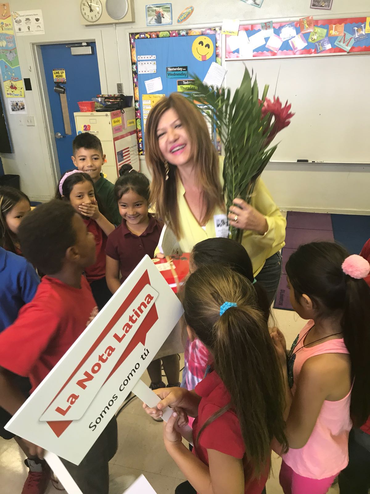 Celebrity Reader Club recibo flores
