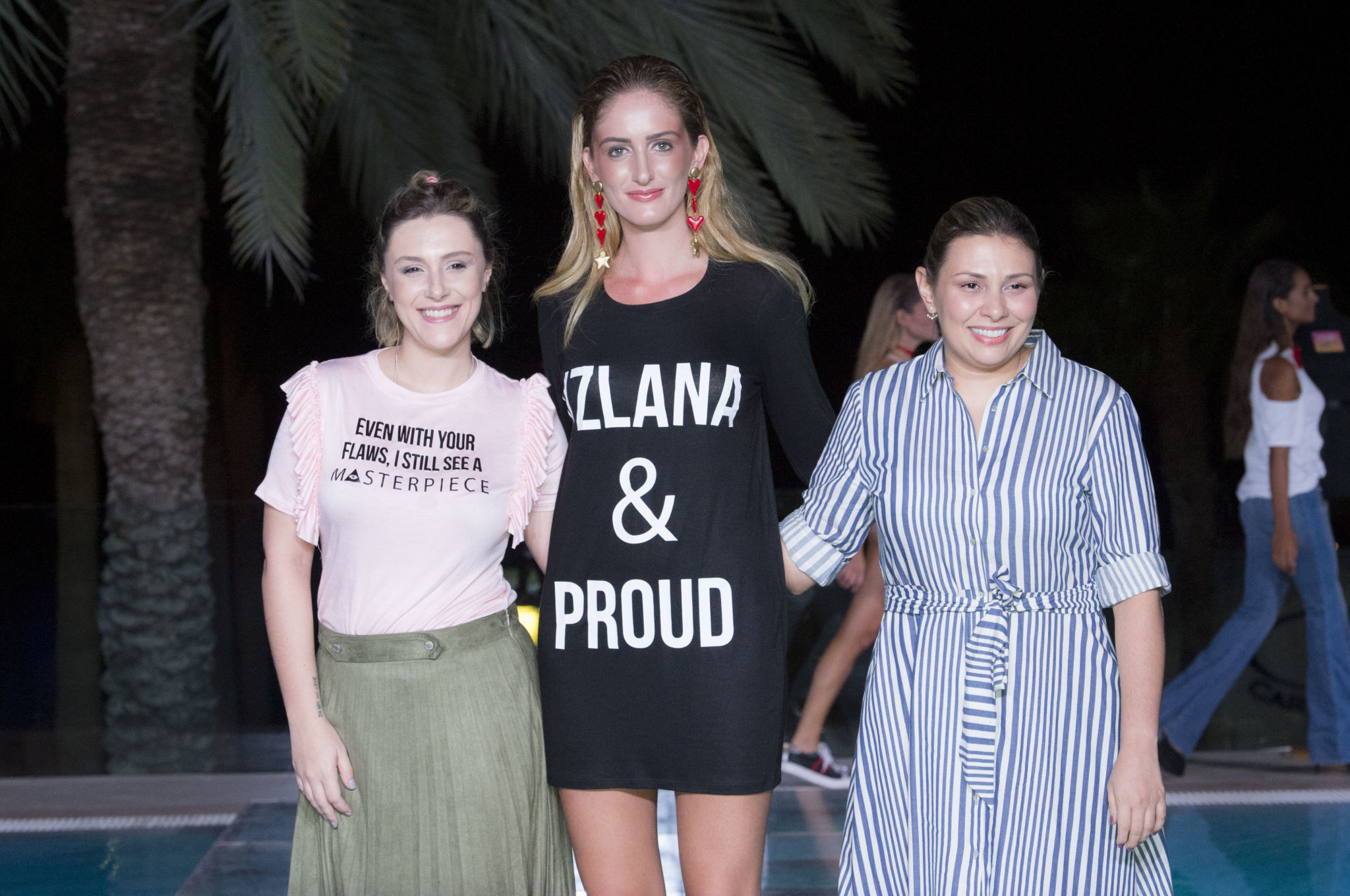 MARIA CARLOTA ARCAY AL CIERRE DE MASTERPIECE CON SUS CREADORAS