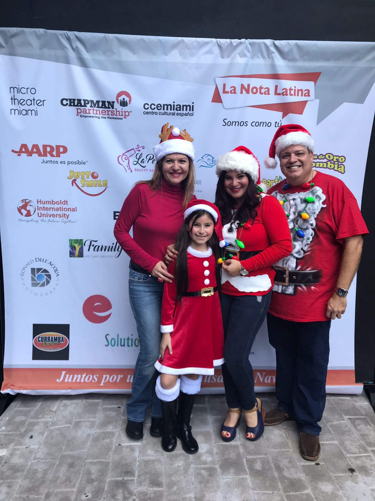 Marybel Torres, Rochy Cantillo, Armando Morales y Jasmin MacNally.