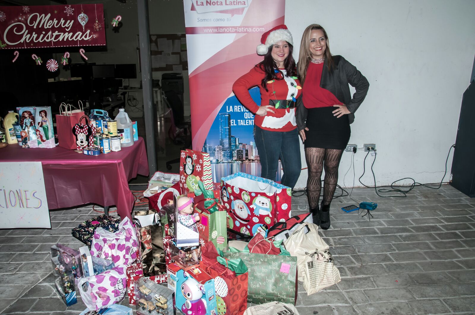 Rochy Cantillo y Paula Zuleta.