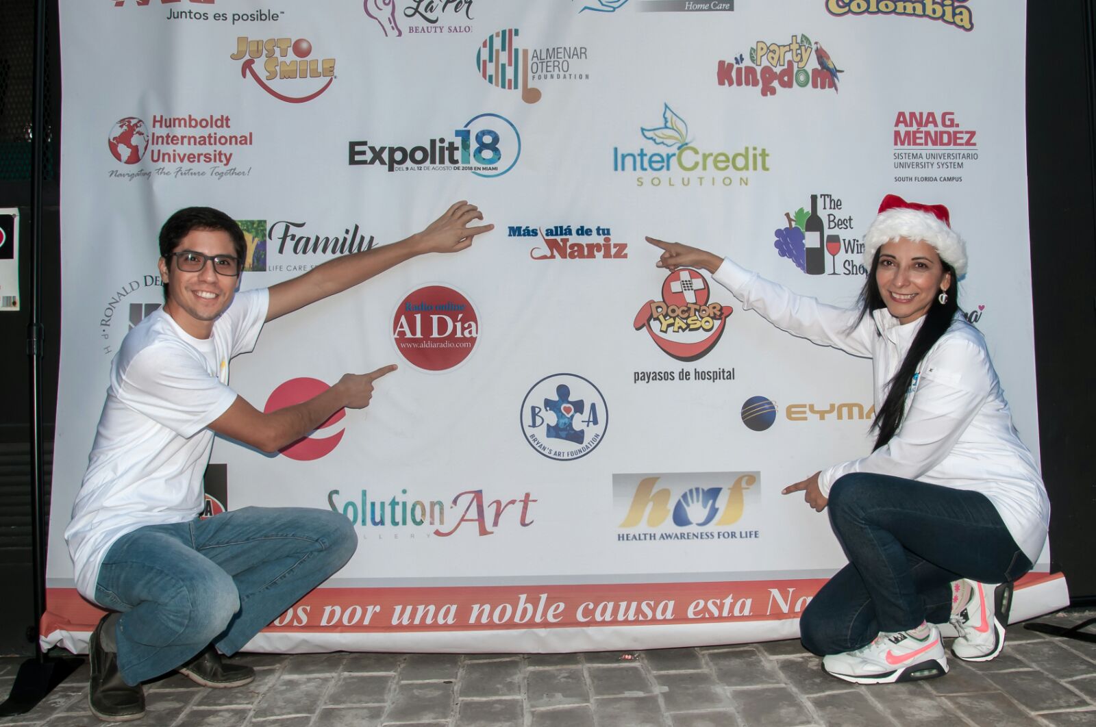 Romel Gomez y Nubia Neme, conductores de Mas Allá de tu Nariz.