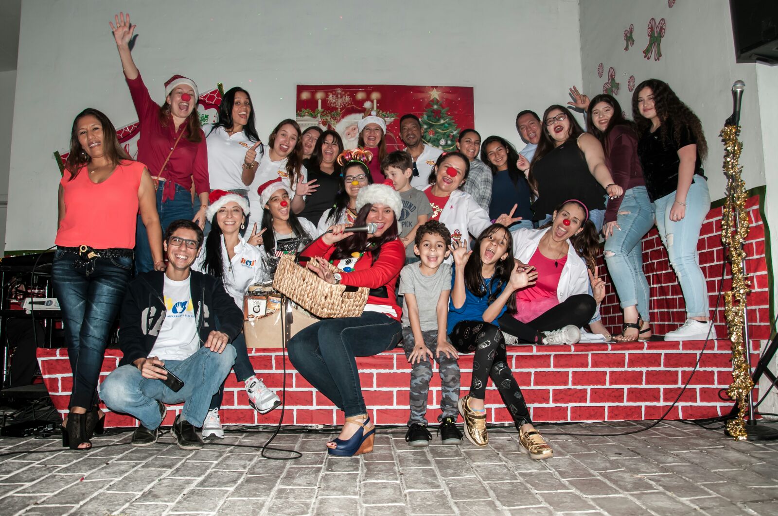 Un grupo entusiasta.