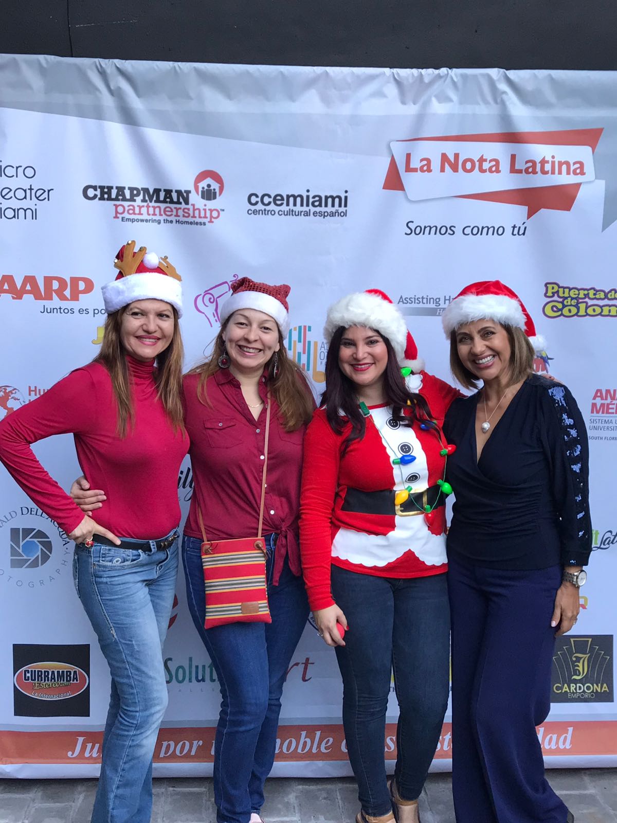 Marybel Torres, Maria Eugenia Gines, Rochy Cantillo e Ivonne Fernández.