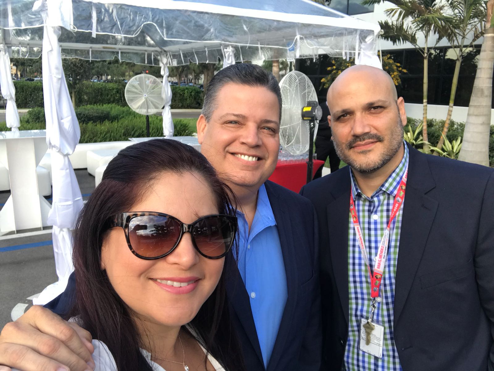 Rosana Cantillo, Armando Morales y Victor Mendez