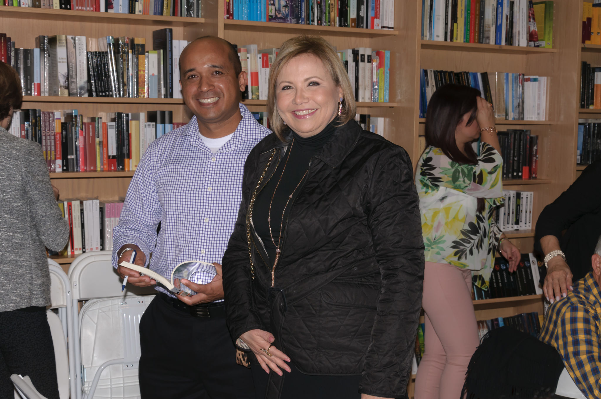 El escritor Anibal Anaya y la pintora Margarita Barroso