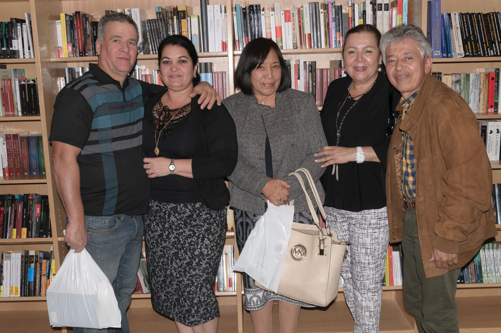 Odalys Interian y su esposo, Martica y Julio Garzón