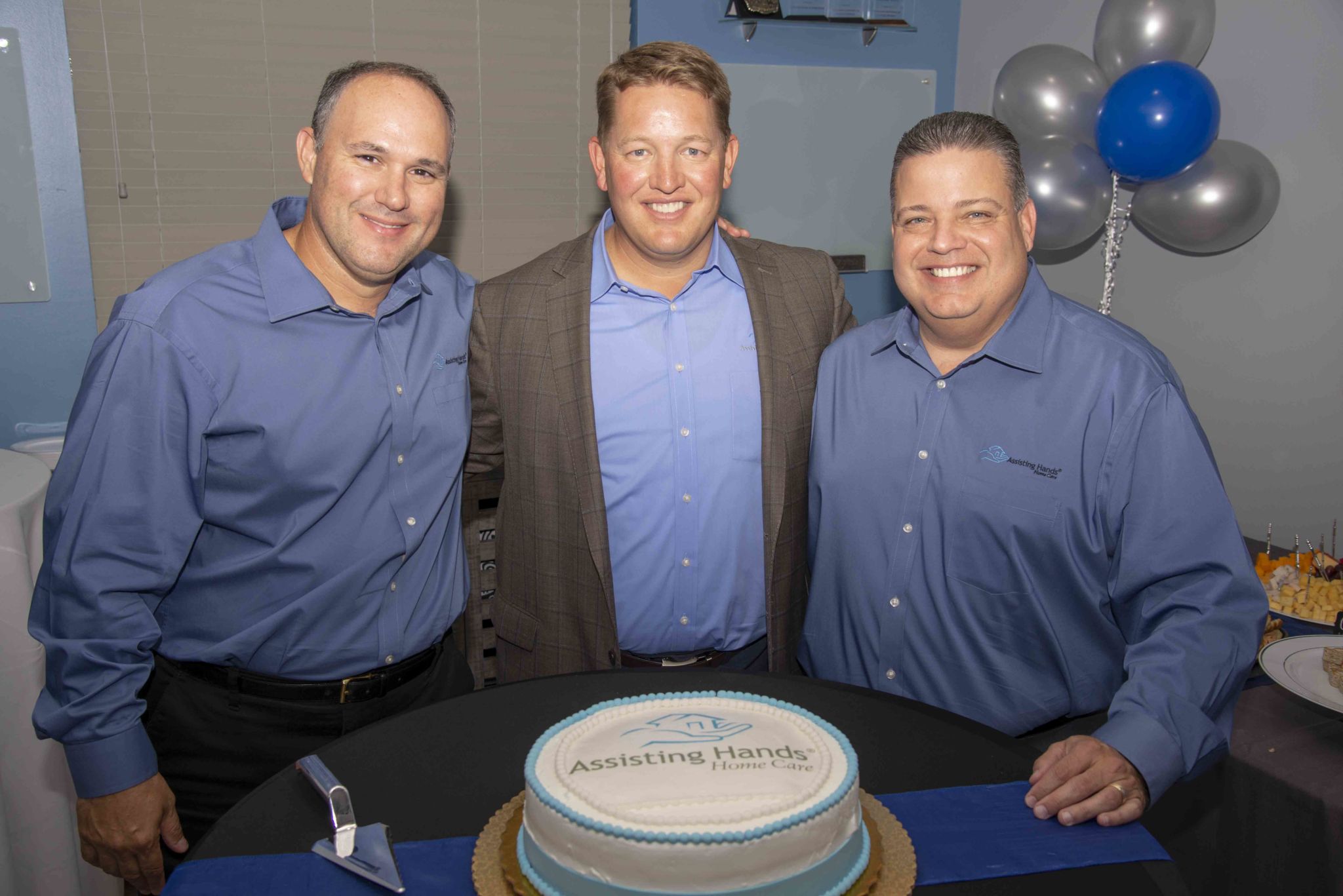 Adrian Nuñez Vice Presidente Assisting Hands Miami, Lane Kofoed CEO Assisting Hands, Armando Morales Presidente Assisting Hands Miami.