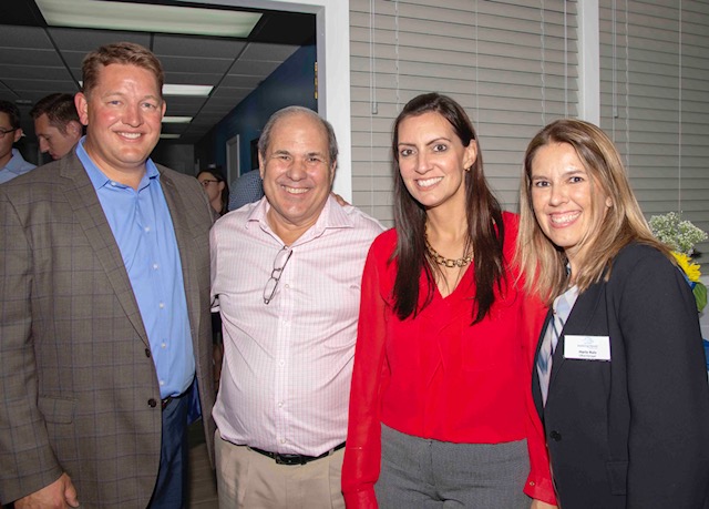 Lane Kofoed CEO Assisting Hands Home Care, Julio Tuñón, Honorable Jeannette Núñez Florida State Representative y Maria Ruiz Ofice Manager Assisting Hands Miami.
