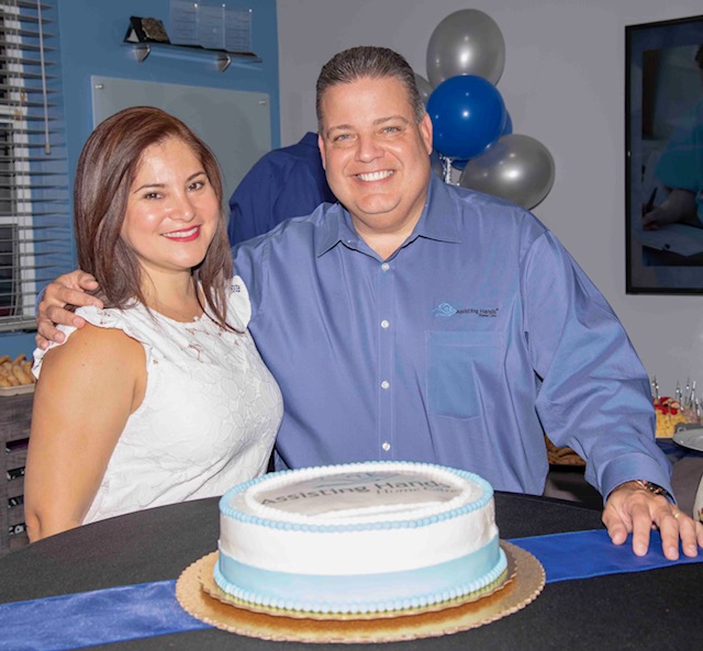 Rosana Cantillo y su esposo Armando Morales.