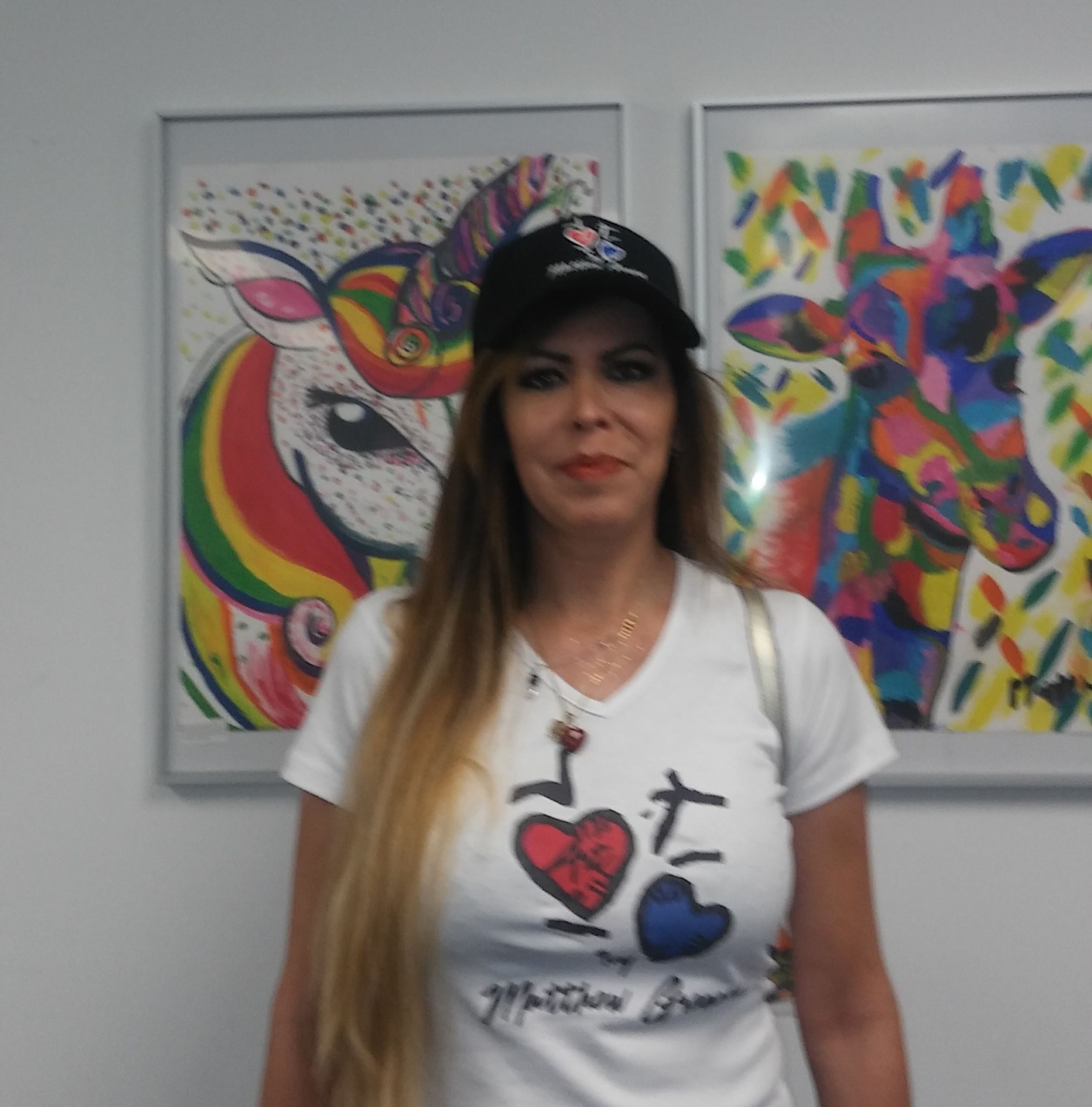 Jessica Gamarro, mamá del pequeño pintor Mathew Gregory López.