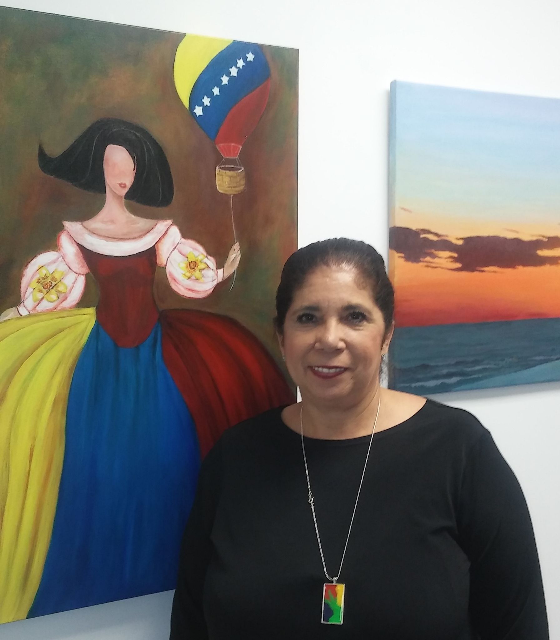 La artista venezolana Rosa Landáez