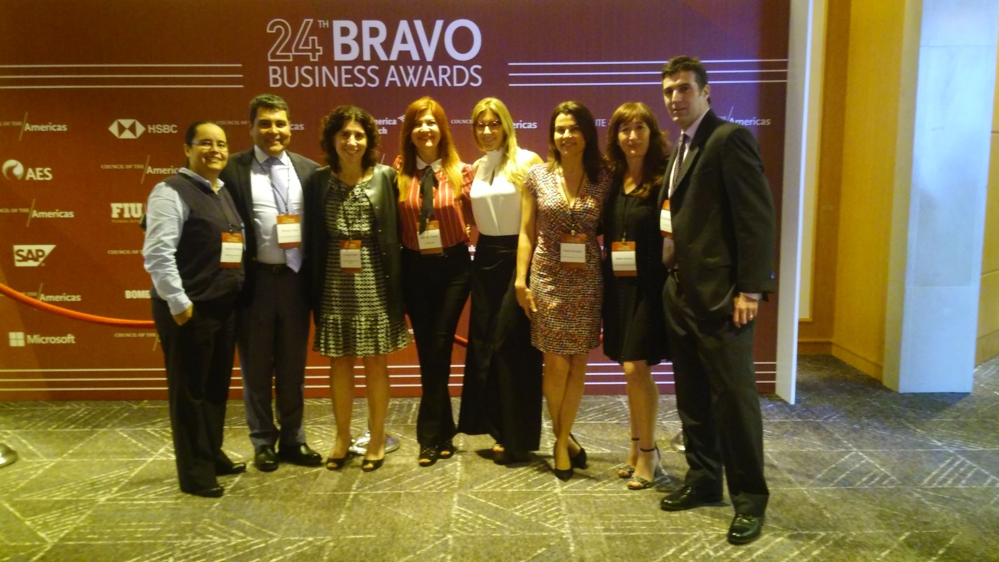 Un grupo de empresarios, muchas de ellos asistieron por primera vez