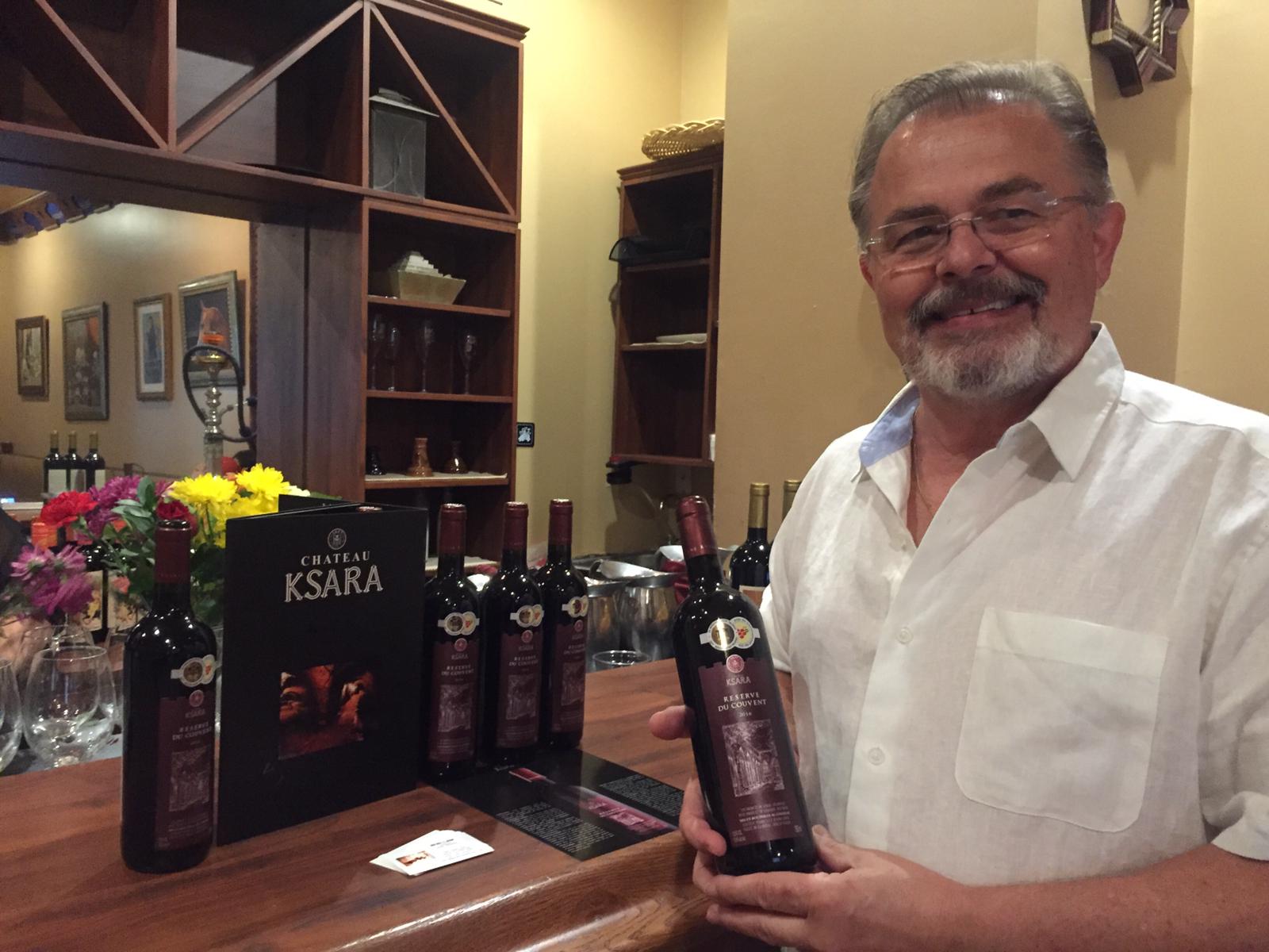 Denis Morange distribuidor del vino Chateau Ksara
