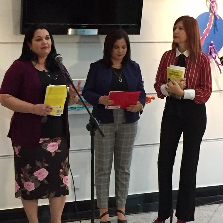 Odalys Interian, Rosana "Rochy" CAntillo y MArybel Torres