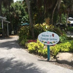 Marie Franco captó en un mural el espíritu del Flamingo Gardens Everglades wildlife