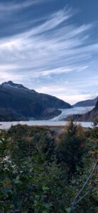 El “río de hielo” en la capital de Alaska