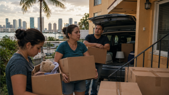a donde se estan mudando los hispanos de Miami